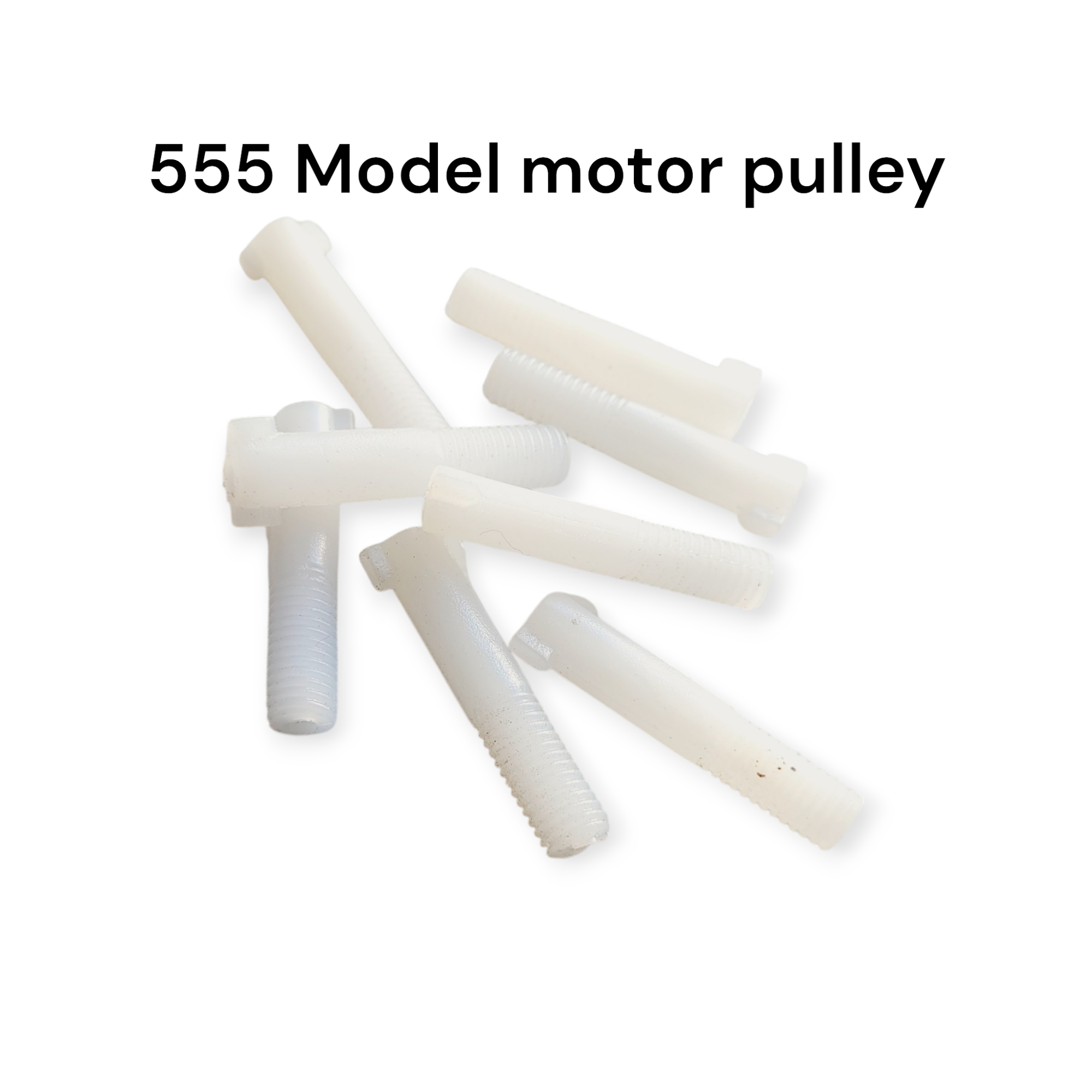 555 Model Motor Pulley | Plastic Shaft Connector for DC Motor Projects