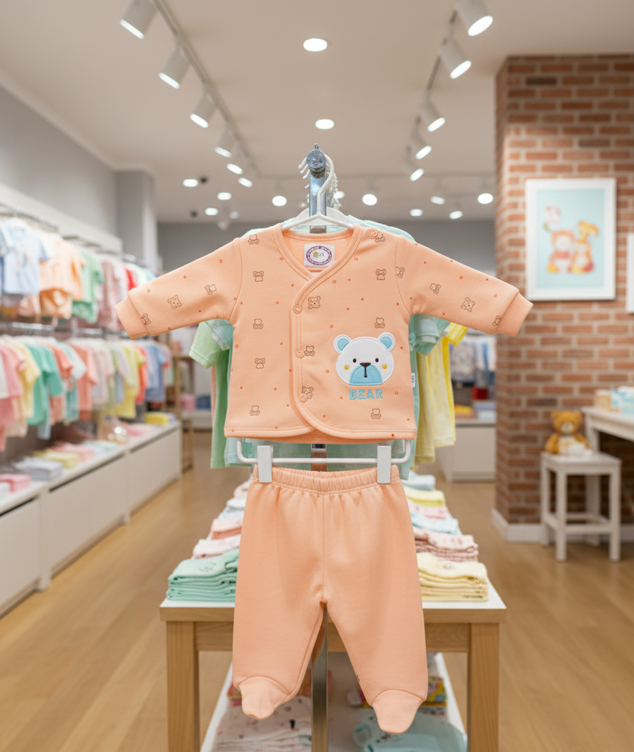 বেবি শীতকালীন থার্মাল প্রিমিয়াম সেট ০– ১২ মাস (৪ পিস) - Image 4