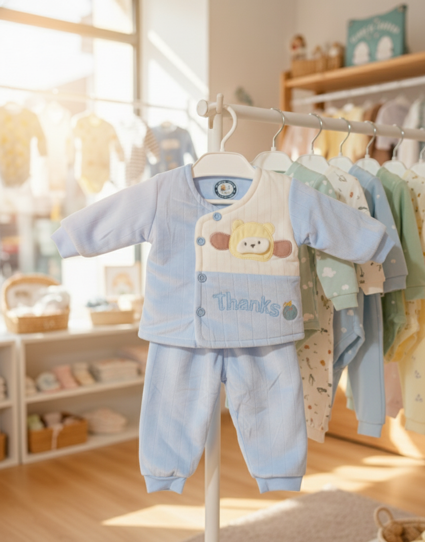 বেবি শীতকালীন থার্মাল প্রিমিয়াম সেট ০– ১২ মাস (২ পিস) - Image 3