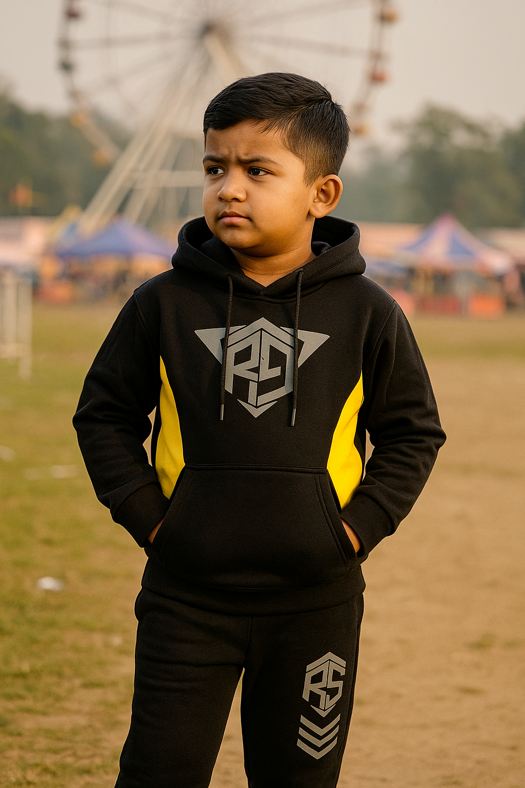 RS Black Hoodie Set - Image 2