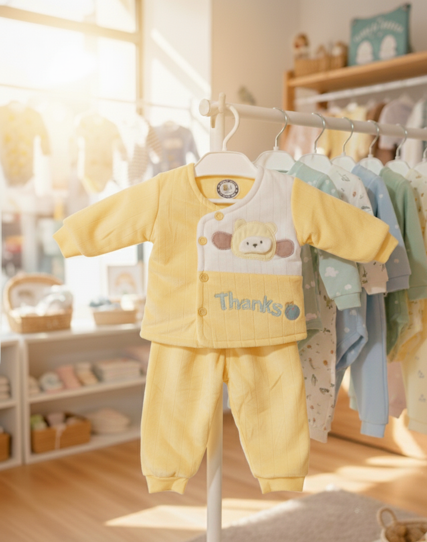 বেবি শীতকালীন থার্মাল প্রিমিয়াম সেট ০– ১২ মাস (২ পিস) - Image 5