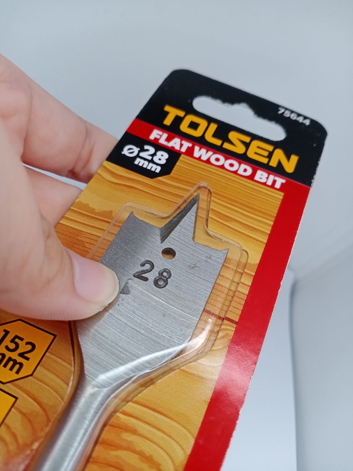 TOLSEN Flat Wood Drill Bit w/ 1/4" Hex Shank ( 12 | 14 | 16 | 18| 19 | 20 | 22 | 25 | 28 | 30 | 32 | 38mm )_img_4