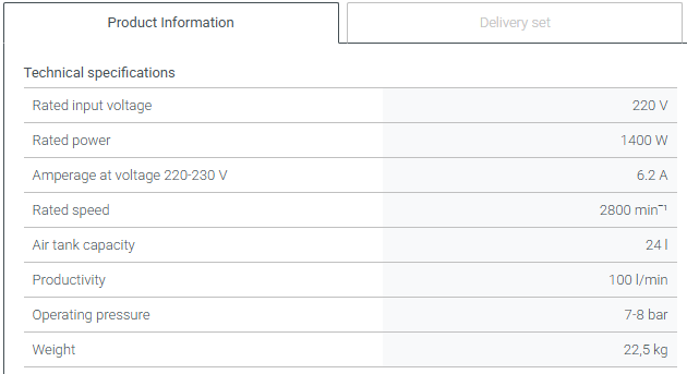 CROWN CT36090 24L Professional Oil-Free Air Compressor, 24L, 1400W, 100L/min, 8Bar; Model: CT36090_img_3
