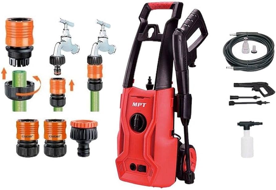 MPT MHPW1403,1400W High Pressure Washer, Car Washer, Bike Washer, 125 Bar, Model: MHPW1403_img_2