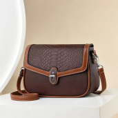 Small Handbags PU Leather High Quality Shoulder Bags(Coffee) (CHINA)_img_0