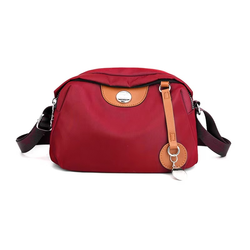 Casual Travel Waterproof Messenger Bag Trendy(Red) (CHINA)_img_0