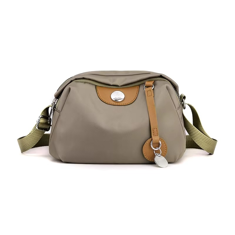 Casual Travel Waterproof Messenger Bag Trendy(Grey) (CHINA)