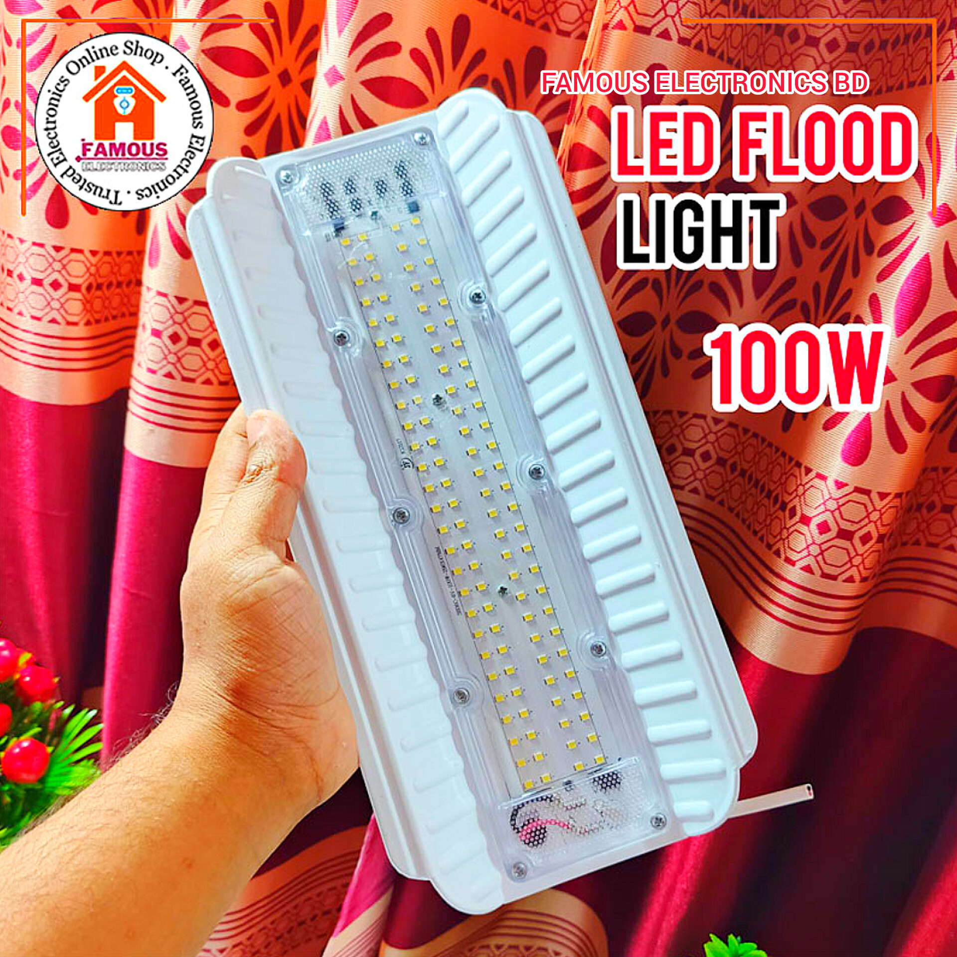 LED Flood Lights Lodine tungsten Light Cool white 100W Modern construction site lighting Waterproof AC 220V-240V