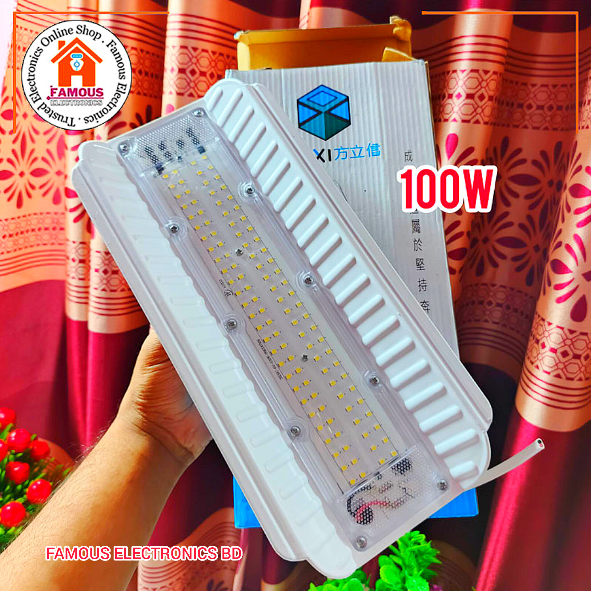 LED Flood Lights Lodine tungsten Light Cool white 100W Modern construction site lighting Waterproof AC 220V-240V_img_2
