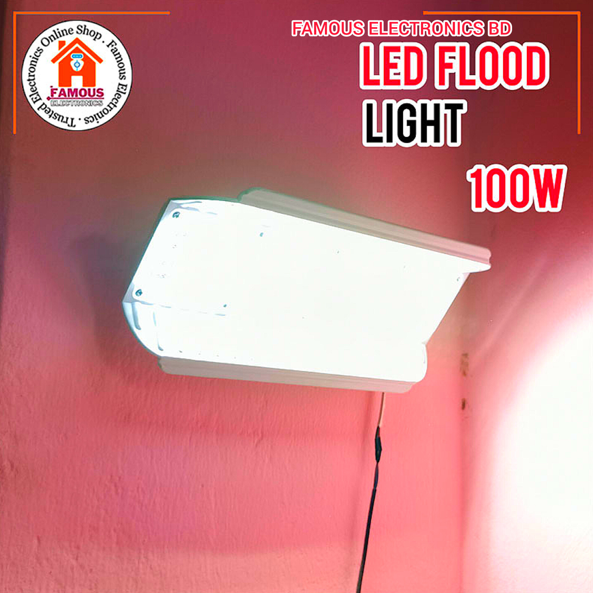 LED Flood Lights Lodine tungsten Light Cool white 100W Modern construction site lighting Waterproof AC 220V-240V_img_3