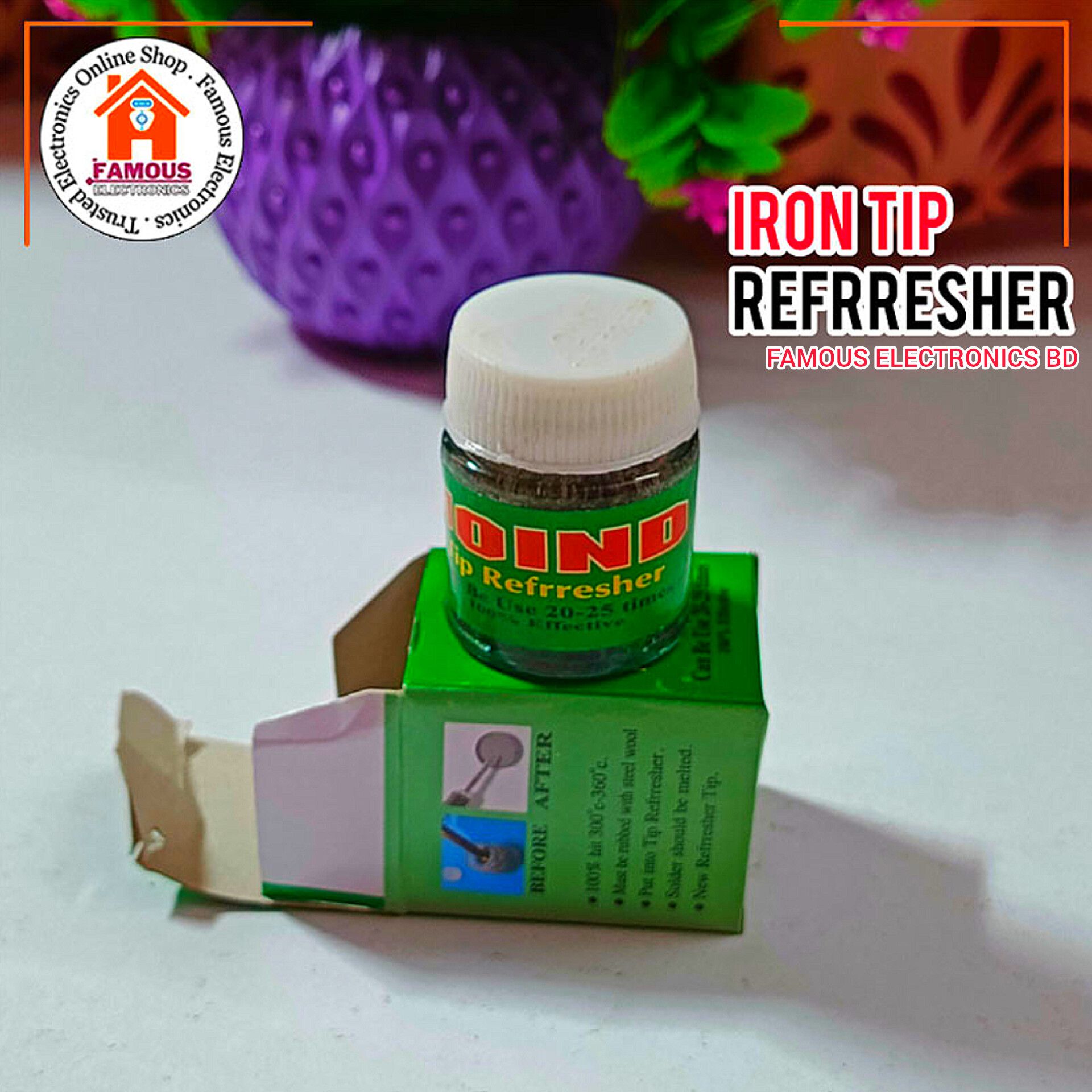 JOIND GN-9900 Soldering Iron Tip Refresher | Tip Cleaner & Restorer for Soldering Iron | 100% Effective up to 25 Uses_img_1