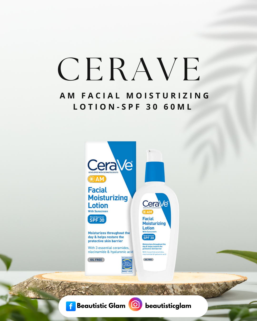 CeraVe AM Facial Moisturizing Lotion-SPF 30 60ml