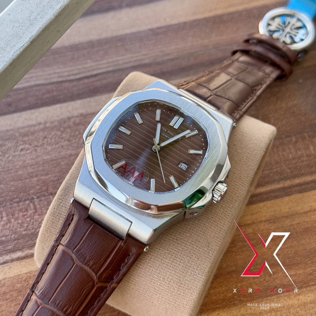 Patek philippe | AA grade | Brown Leather betl | Brown dial_img_0