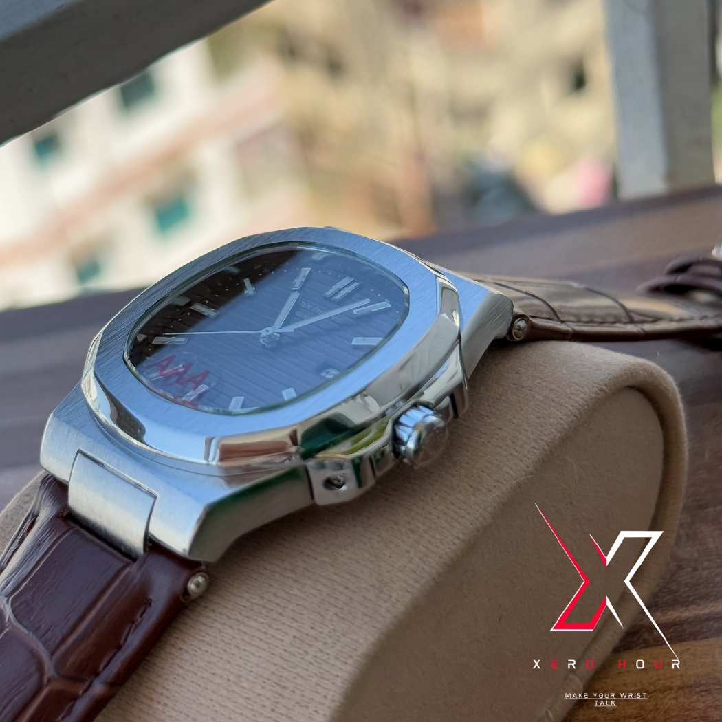 Patek philippe | AA grade | Brown Leather betl | Brown dial_img_5