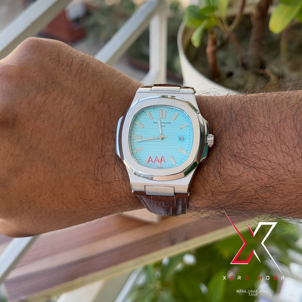 Patek philippe | AA grade | Brown Leather betl | Tiffany Dial_img_7