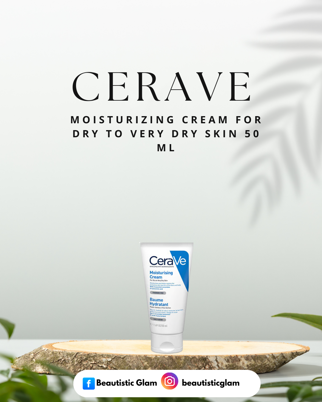 CeraVe Moisturizing Cream For Dry to Very Dry Skin 50 ml
