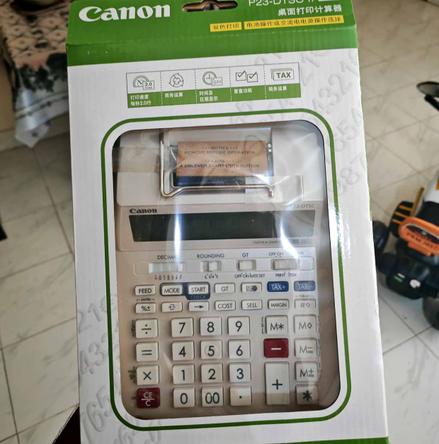 Canon P23-DRSC Print Calculator_img_1