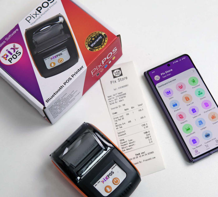 Pix Pos Printer with Free Sales Apps