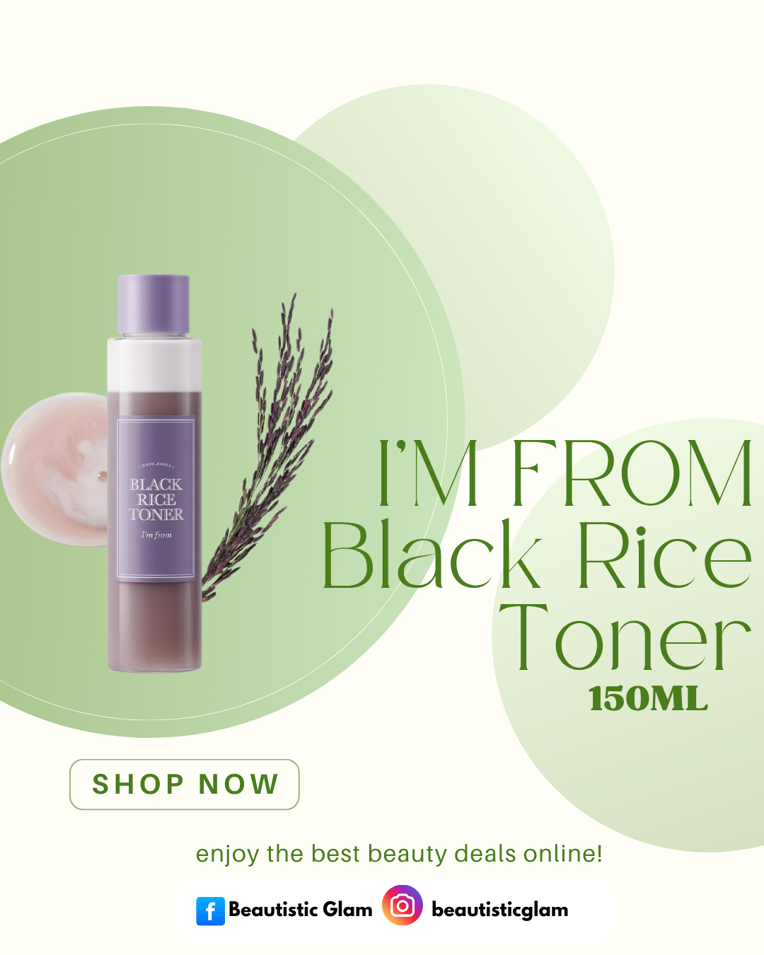 I'm From Black Rice Toner