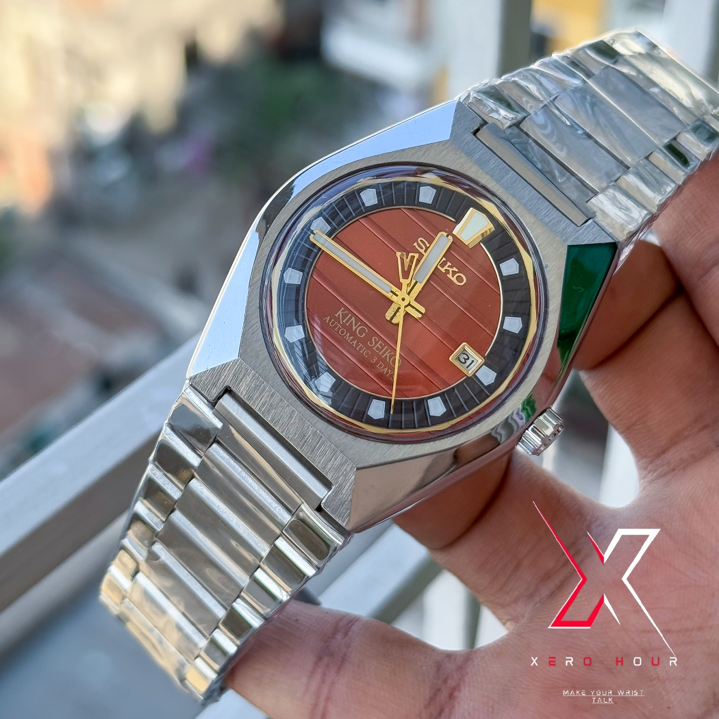 King Seiko | Dome Shape | Brown Dial