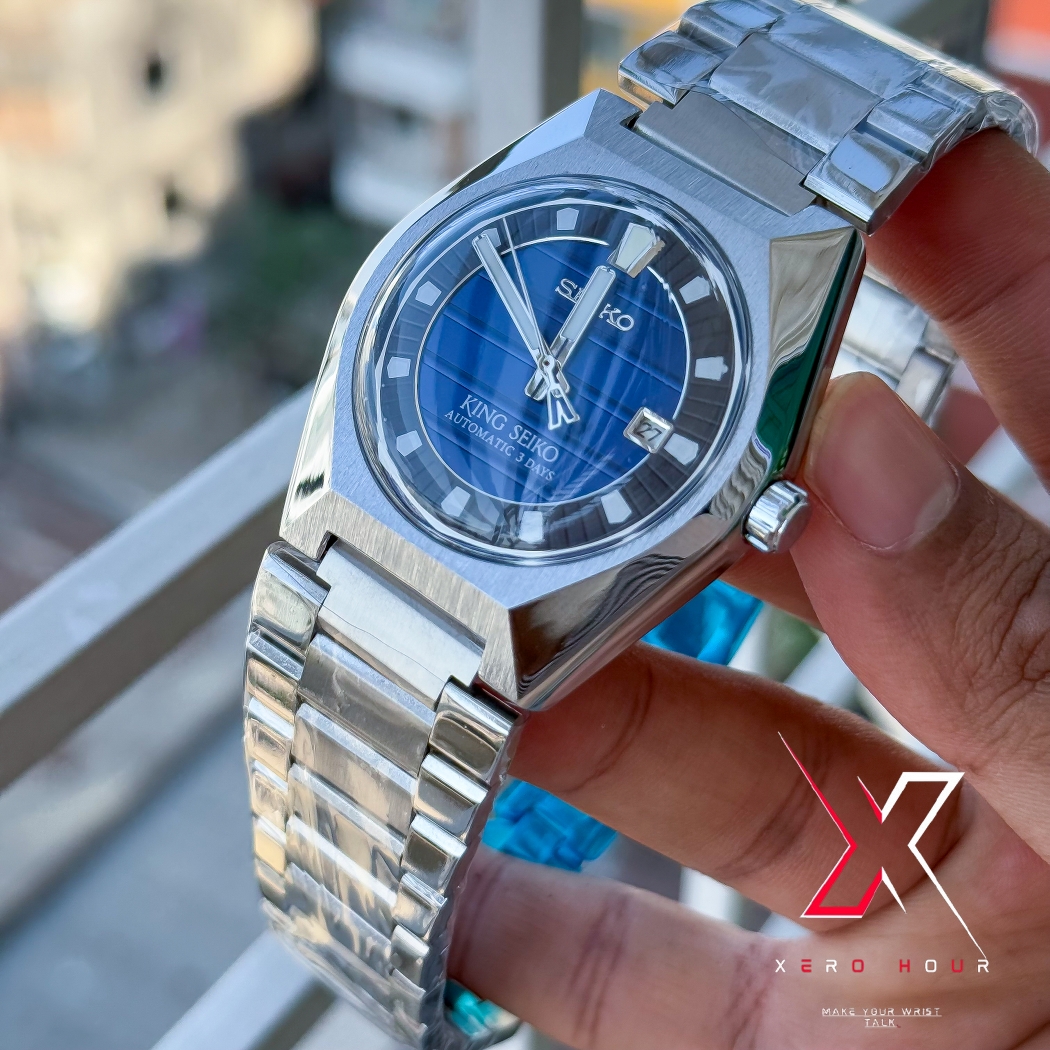 King Seiko | Dome Shape | Blue  Dial_img_6