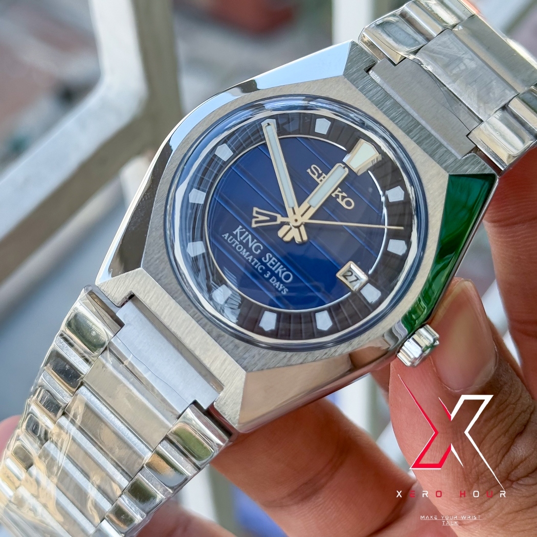 King Seiko | Dome Shape | Blue  Dial_img_7