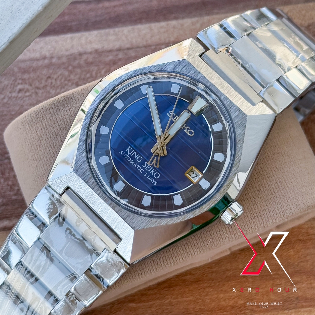 King Seiko | Dome Shape | Blue  Dial_img_8