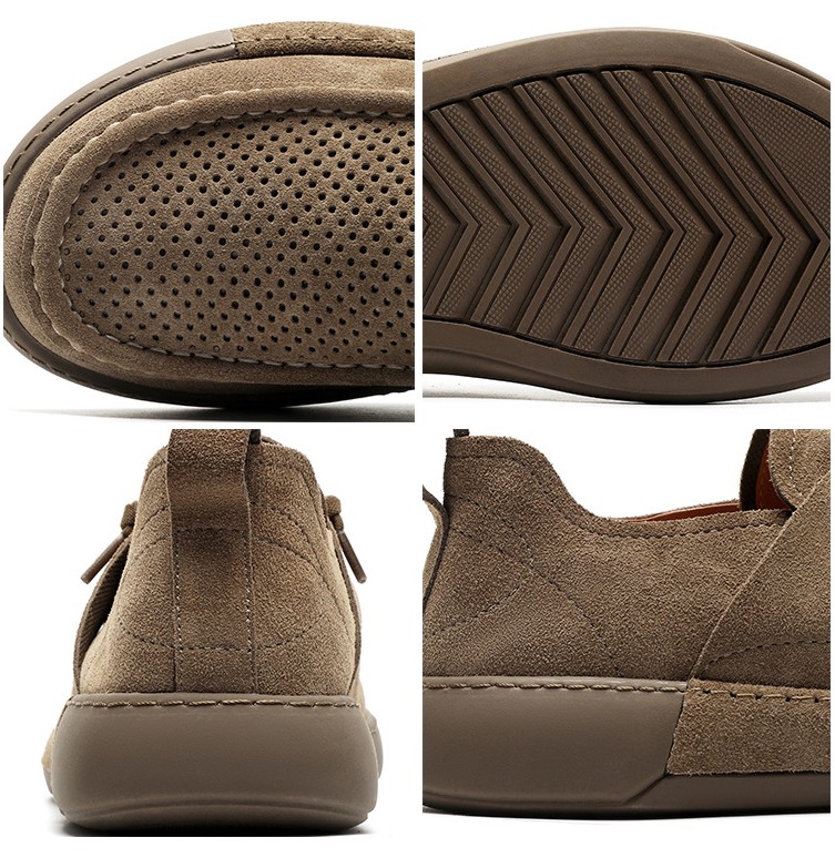 Men's Casual Slip-on Suede Loafers_img_1