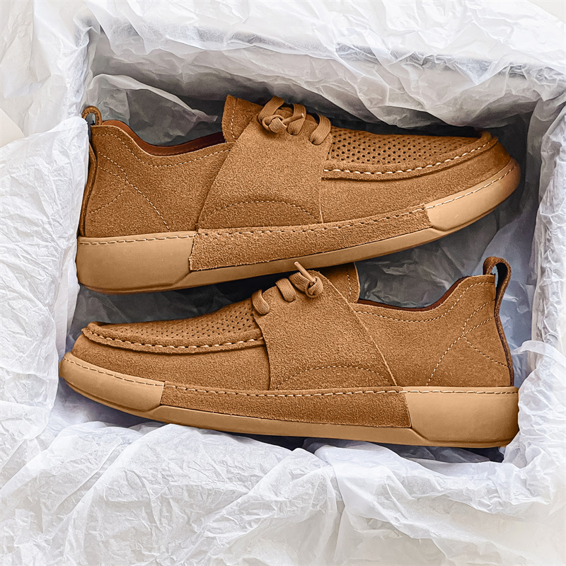 Men's Casual Slip-on Suede Loafers_img_2