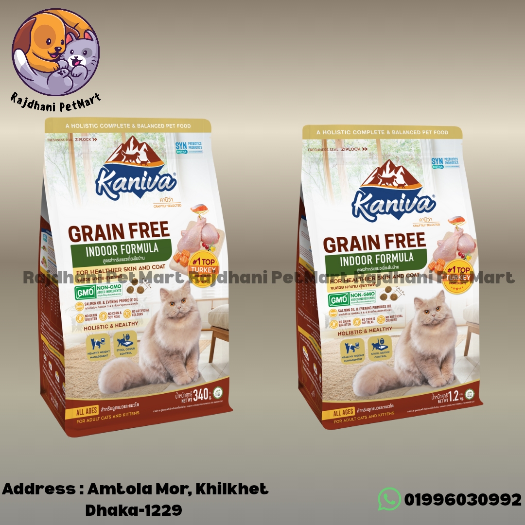 Kaniva Grain Free Formula For Indoor Cat 340gm_img_1