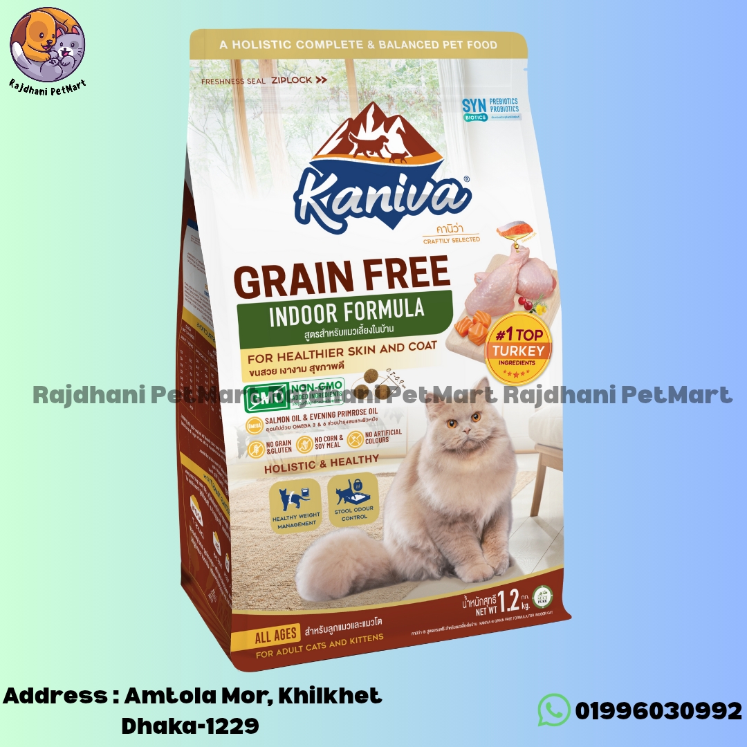 Kaniva Grain Free Formula For Indoor Cat 1.2kg