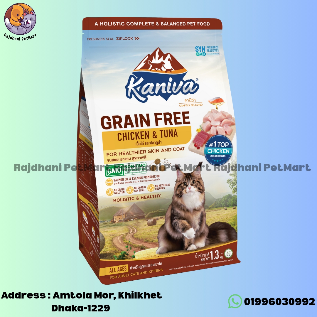Kaniva Grain Free Formula Chicken and Tuna Flavour 1.3kg