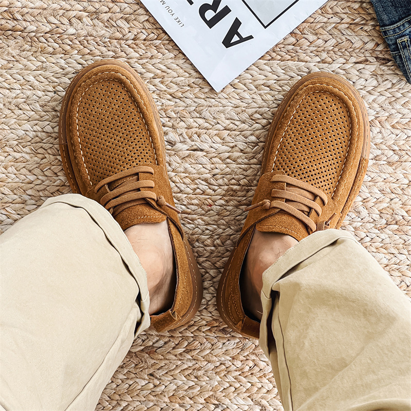 Men's Casual Slip-on Suede Loafers_img_5