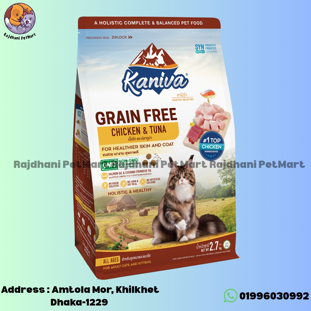 Kaniva Grain Free Formula Chicken and Tuna Flavour 2.7Kg