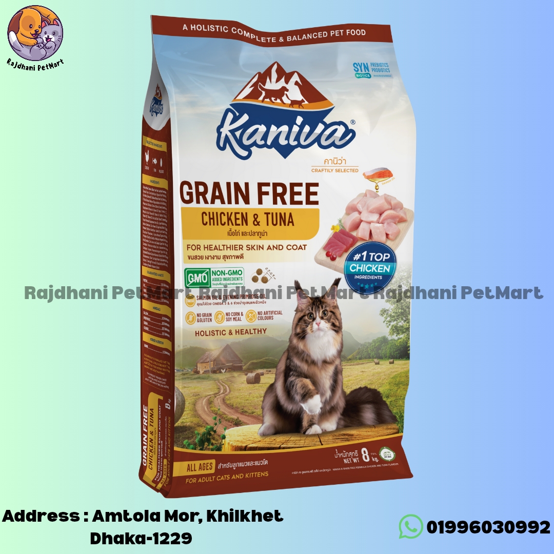 Kaniva Grain Free Formula Chicken and Tuna Flavour 8Kg