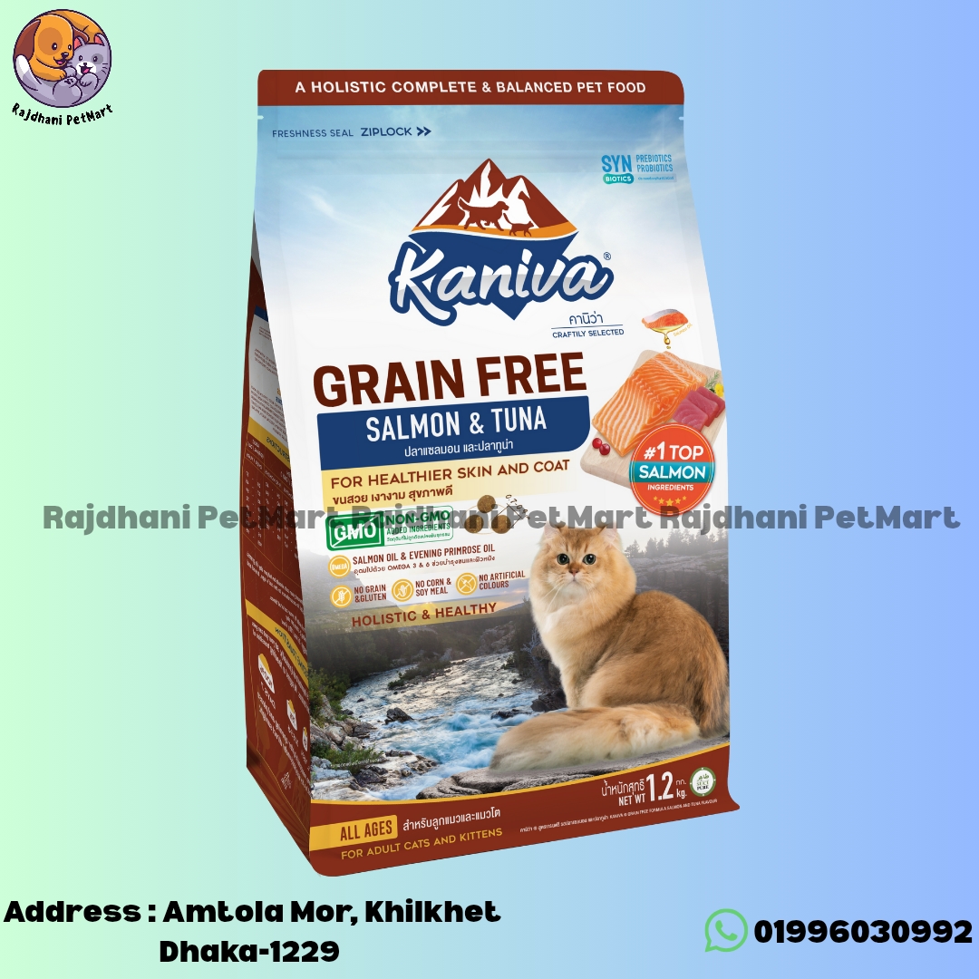 Kaniva Grain Free Formula Salmon and Tuna Flavour 1.2Kg