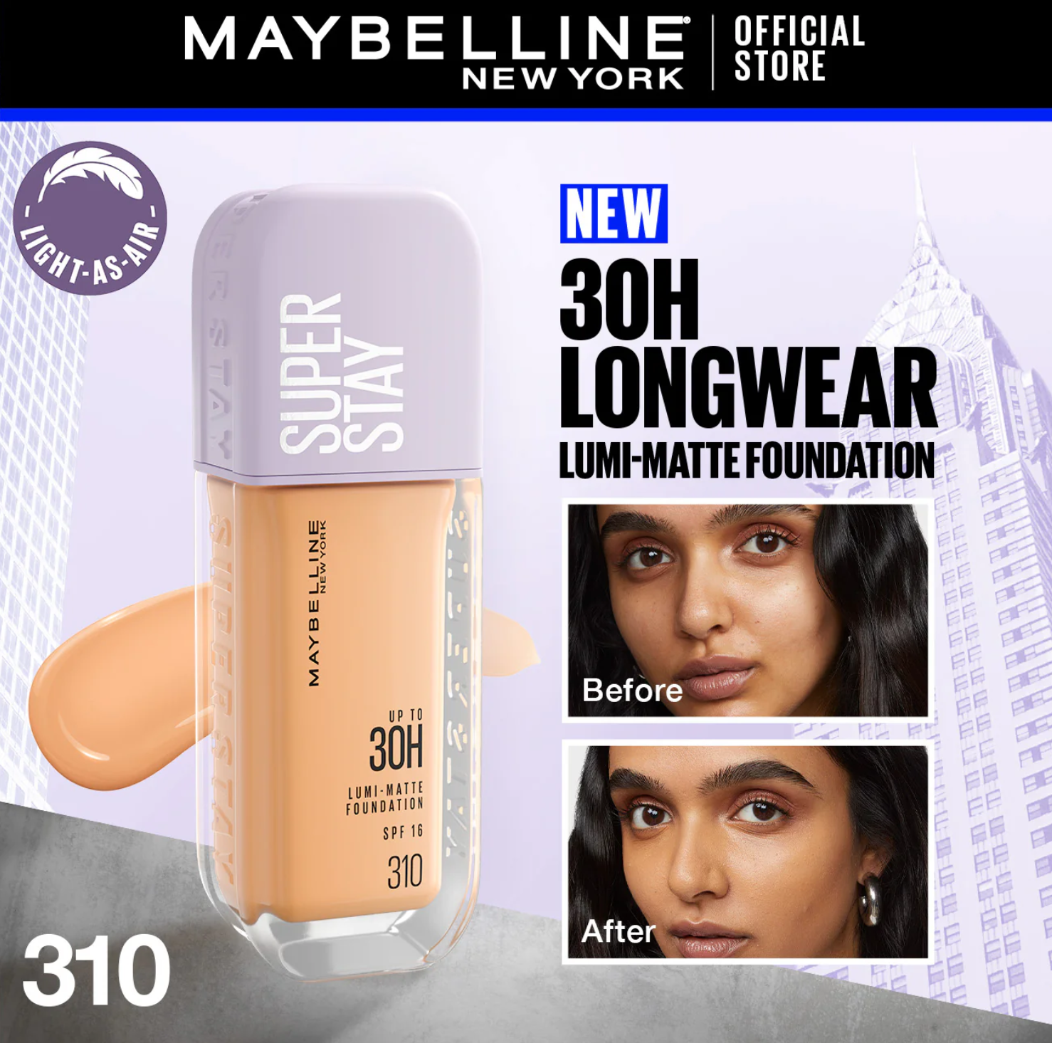 Maybelline Super Stay 30H Lumi-Matte Foundation_img_2