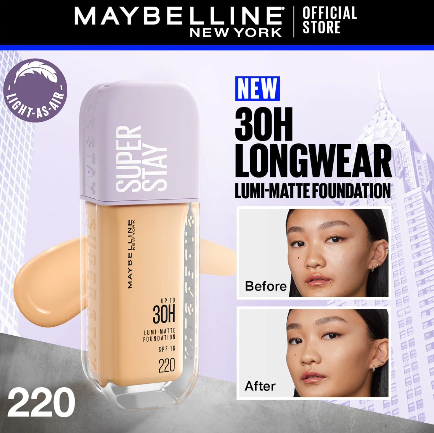 Maybelline Super Stay 30H Lumi-Matte Foundation_img_3