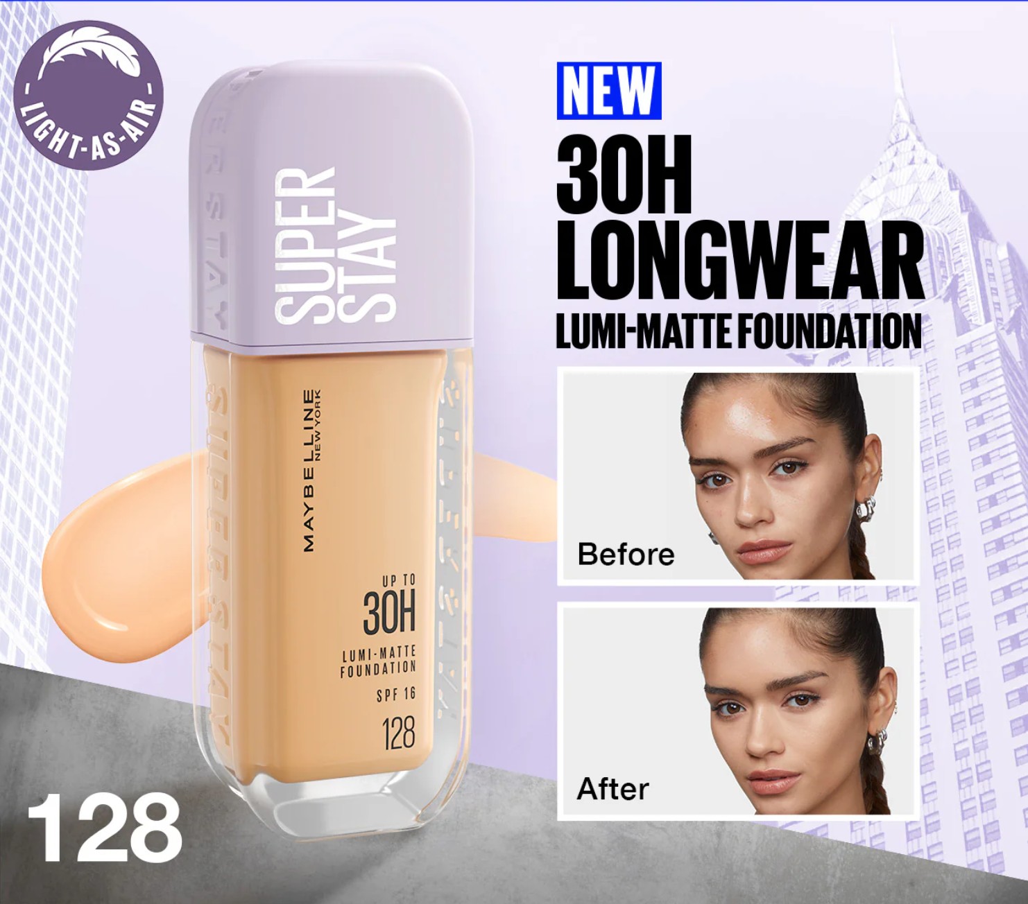 Maybelline Super Stay 30H Lumi-Matte Foundation