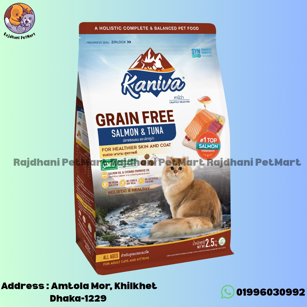 Kaniva Grain Free Formula Salmon and Tuna 2.5Kg