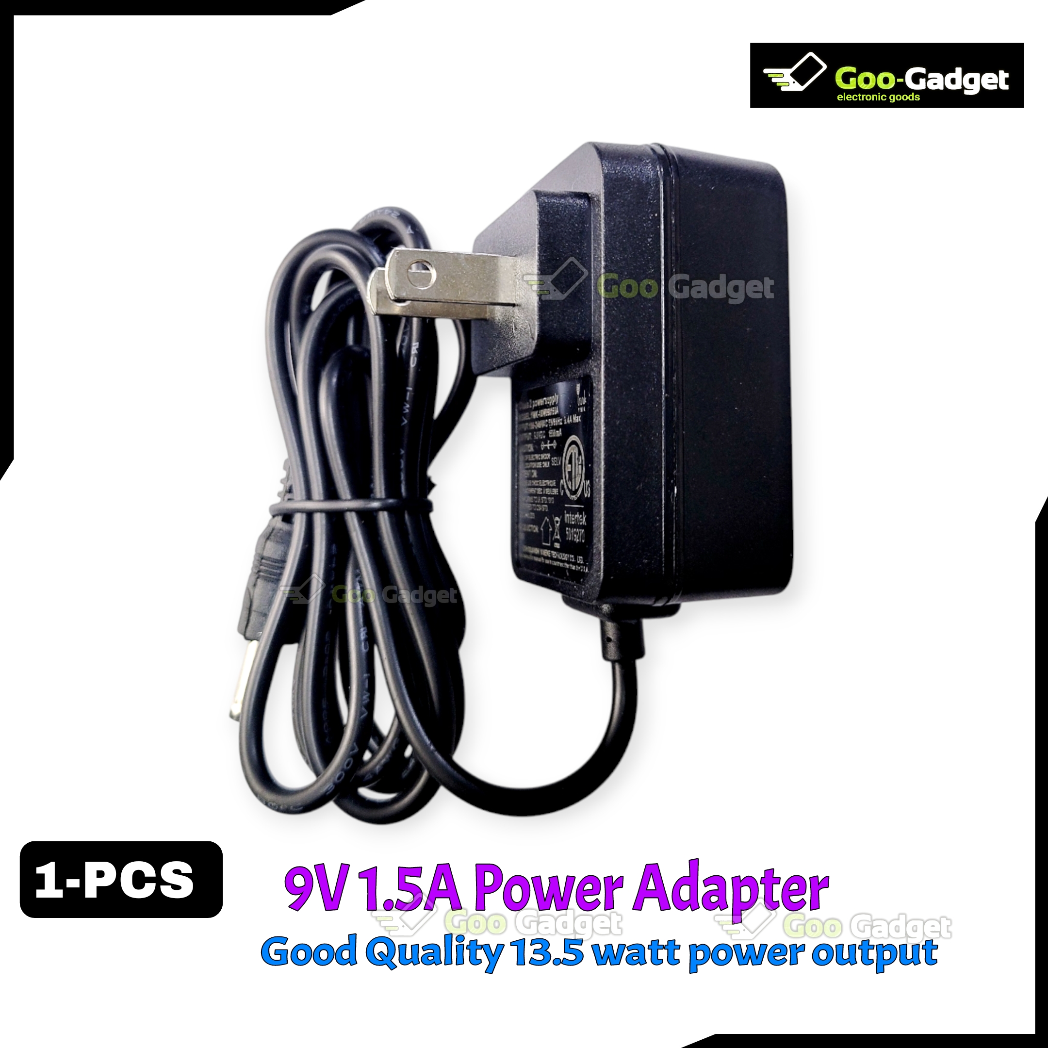 9V 1.5A Power Adapter – Universal AC to DC Power Supply for Electronics_img_1