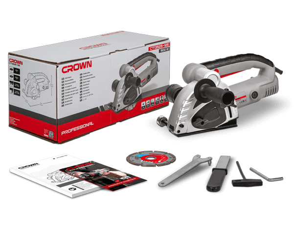 CROWN CT13525 Professional Wall Chaser, 1500W, 220V; Model: CT13525 - 125_img_0