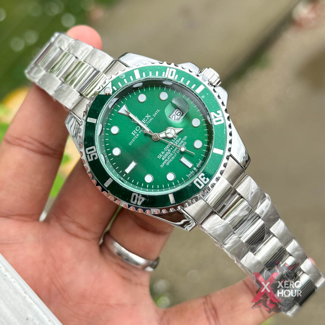 Rolex Sea-Dweller Rotating Bezel Model | Green Dial & Bezel