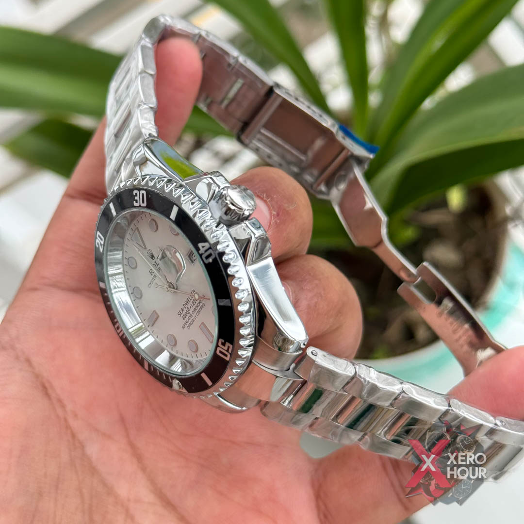 Rolex Sea Dweller Rotating Bezel| Black bezel White Dial_img_2