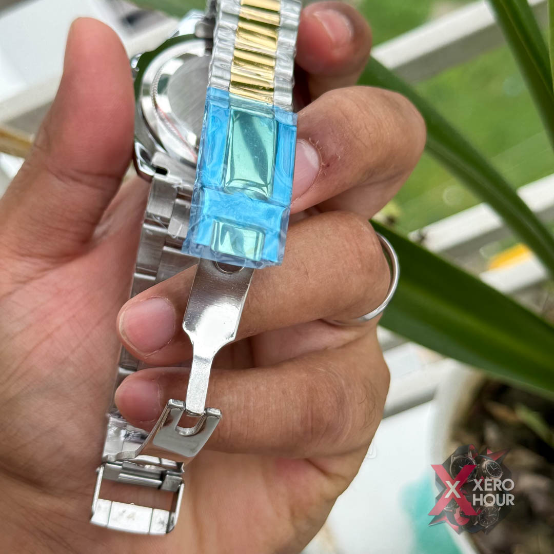 Rolex Sea Dweller Dual Tone Rotating Bezel | Blue Dial blue bezel_img_4