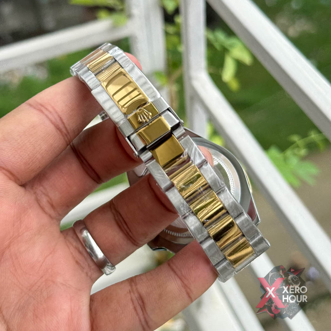 Rolex Sea Dweller Dual Tone Rotating Bezel | Blue Dial blue bezel_img_6