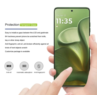 Curved Full Glue Tempered Glass for Motorola Edge 50 Pro_img_5