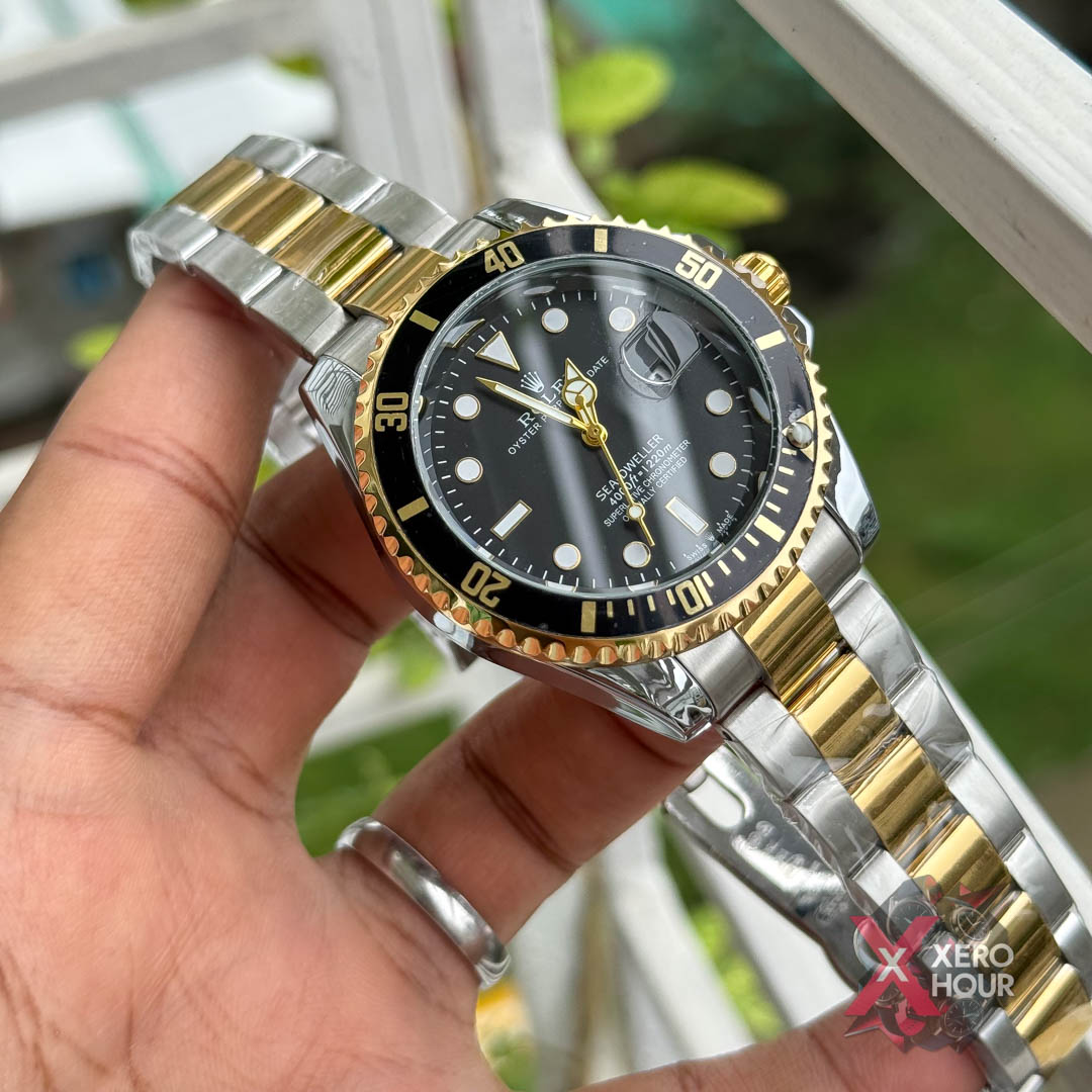 Rolex Sea Dweller Dual Tone Rotating Bezel | Black bezel with black dial_img_3