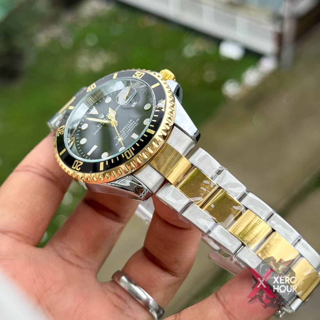 Rolex Sea Dweller Dual Tone Rotating Bezel | Black bezel with black dial_img_4