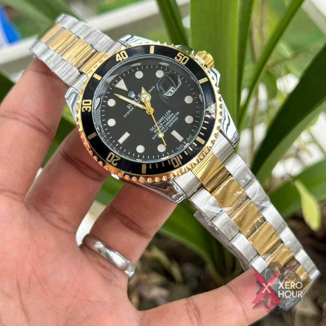 Rolex Sea Dweller Dual Tone Rotating Bezel | Black bezel with black dial_img_5